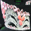 Heart Shaped Full Round Pageant Crowns princess tiara